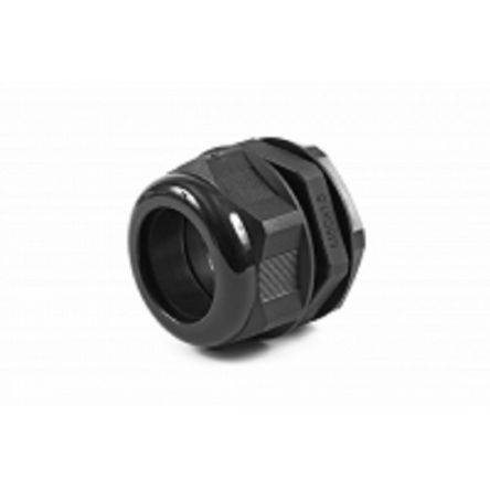 Hammond 1427NCG Series Black Nylon Cable Gland, M50 Thread, 32mm min., 38mm max., IP68 [1427NCGM50B]; 256-5622