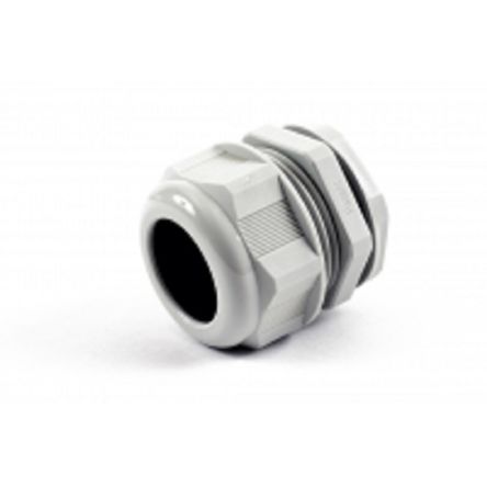 Hammond 1427NCG Series Grey Nylon Cable Gland, M50 Thread, 32mm min., 38mm max., IP68 [1427NCGM50G]; 256-5623