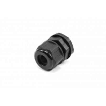 Hammond 1427NCG Series Black Nylon Cable Gland, PG11 Thread, 5mm min., 10mm max., IP68 [1427NCGPG11B]; 256-5626