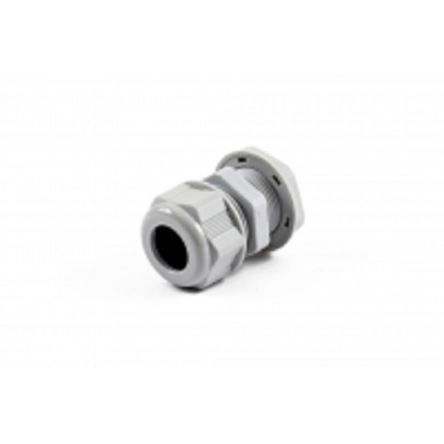 Hammond 1427NCG Series Grey Nylon Cable Gland, PG16 Thread, 10mm min., 14mm max., IP68 [1427NCGPG16LG]; 256-5637