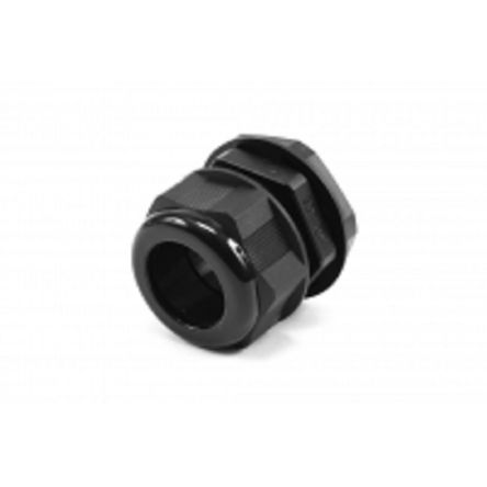 Hammond 1427NCG Series Black Nylon Cable Gland, PG29 Thread, 18mm min., 25mm max., IP68 [1427NCGPG29B]; 256-5642