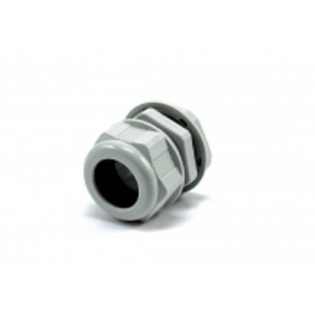 Hammond 1427NCG Series Grey Nylon Cable Gland, PG29 Thread, 18mm min., 25mm max., IP68 [1427NCGPG29G]; 256-5643