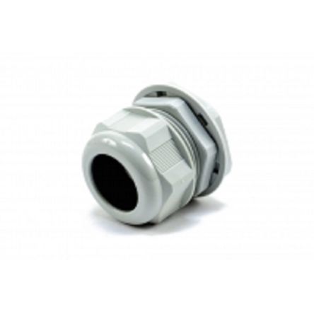 Hammond 1427NCG Series Grey Nylon Cable Gland, PG36 Thread, 22mm min., 32mm max., IP68 [1427NCGPG36G]; 256-5645