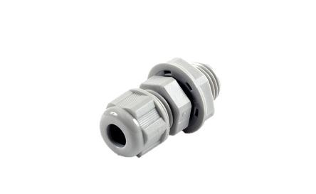 Hammond 1427NCG Series Grey Nylon Cable Gland, PG7 Thread, 3mm min., 4mm max., IP68 [1427NCGPG7LG]; 256-5653