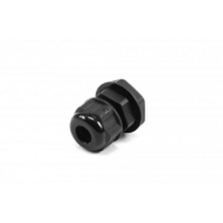 Hammond 1427NCG Series Black Nylon Cable Gland, PG9 Thread, 4mm min., 8mm max., IP68 [1427NCGPG9B]; 256-5654