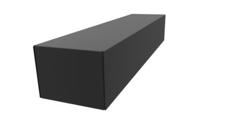 Hammond Steel Chassis, 4in W, 431.8mm L For Use With 1441 Series [1441-20BK3]; 256-5698