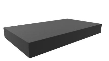 Hammond Steel Chassis, 10in W, 431.8mm L For Use With 1441 Series [1441-30BK3]; 256-5712