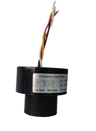 RS PRO Ultrasonic Level Sensor, RS485 Output, Threaded, PVDF/PVC Body [0]; 256-5743