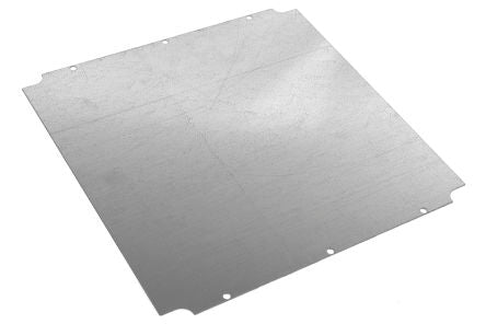 Hammond Steel Mounting Plate, 15.75in W, 404.876mm L for Use with 1590ZGRP253 enclosure [1590ZGRP253PL]; 256-5865