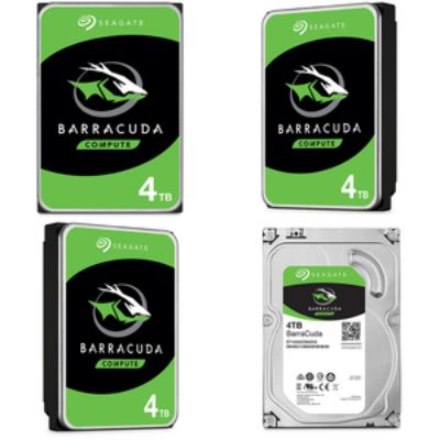 Seagate BARRACUDA 3.5" 4 TB Internal Hard Disk Drive [ST4000DM004]; 256-6052