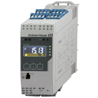 Endress+Hauser LCD Digital Panel Multi-Function Meter for I, R, RTD, TC, U [RMA42-AAD]; 256-6204