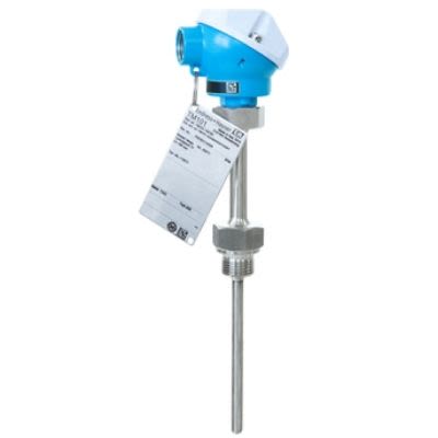 Endress+Hauser PT100 RTD Sensor, 6mm Dia, 100mm Long, 4 Wire, G1/2, +650°C Max [TM101-AACCA4BC1A1A1]; 256-6220