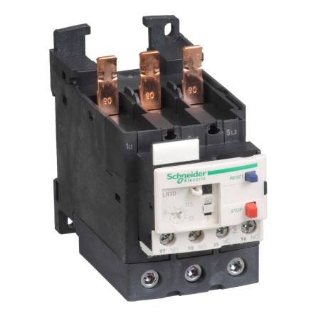 Schneider Electric Thermal Overload Relay 1 NO + 1 NC, 48 → 65 A F.L.C, 5 A Contact Rating, TeSys [LR3D365]; 256-6649