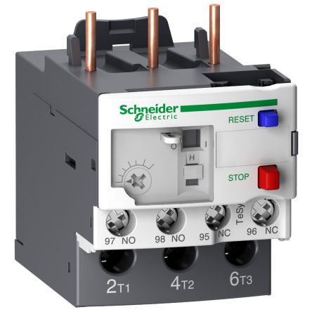 Schneider Electric Thermal Overload Relay 1 NO + 1 NC, 12 → 18 A F.L.C, 5 A Contact Rating, TeSys [LRD21L6]; 256-6685