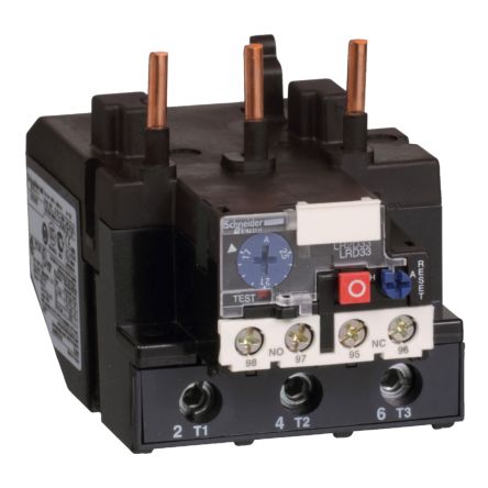 Schneider Electric Thermal Overload Relay 1 NO + 1 NC, 5.5 → 8 A F.L.C, 5 A Contact Rating, TeSys [LRD3312]; 256-6693
