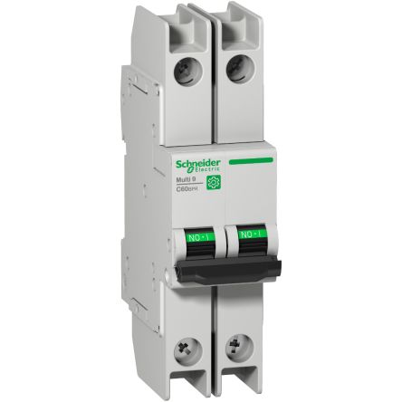 Schneider Electric Multi 9 MCB Mini Circuit Breaker, 2P, 4A Curve D, 277V AC [M9F53204]; 256-6816