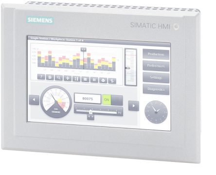 Siemens SIMATIC Series TP700 Comfort Outdoor HMI Panel - 7 in, TFT Display, 800 x 480 [6AV2124-0GC13-0AX0]; 256-7042