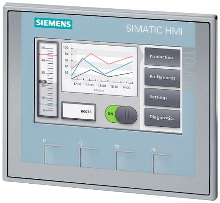 Siemens SIMATIC Series KTP400 Basic HMI Panel - 4.3 in, TFT Display, 480 x 272 [6AV21436DB000VL0]; 256-7067