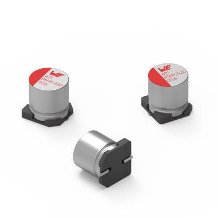 Wurth Elektronik 10μF Surface Mount Polymer Capacitor, 50V dc [875115752001]; 257-0076