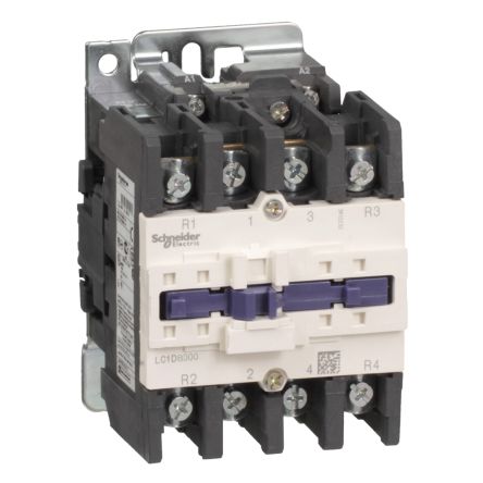 Schneider Electric TeSys D LC1D Contactor, 4-Pole, 25 A, 1 NO + 1 NC [LC1D800046M7]; 257-0800
