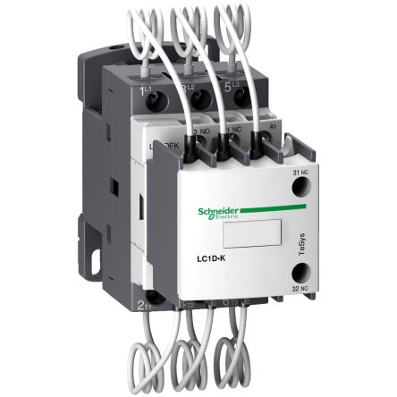 Schneider Electric TeSys D LC1D Contactor, 220 V Coil, 3-Pole, 1 NO + 1 NC [LC1DFKM7]; 257-0849