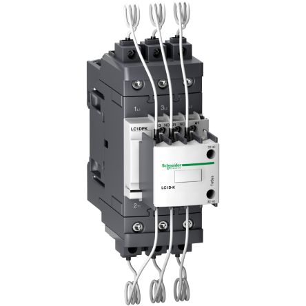 Schneider Electric TeSys D LC1D Contactor, 3-Pole, 1 NO + 1 NC [LC1DPKU7]; 257-0858