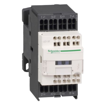 Schneider Electric TeSys D LC1D Contactor, 4-Pole, 40 A, 1 NO + 1 NC [LC1DT403BL]; 257-0871