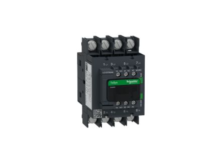 Schneider Electric TeSys D LC1D Contactor, 100 to 250 V ac/dc Coil, 4-Pole, 80 A, 1 NO + 1 NC [LC1DT80A6KUE]; 257-0890