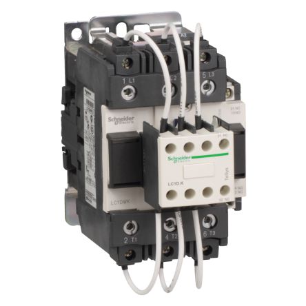 Schneider Electric TeSys D LC1D Contactor, 230 V Coil, 3-Pole, 12 A, 1 NO + 1 NC [LC1DWK12P5]; 257-0903