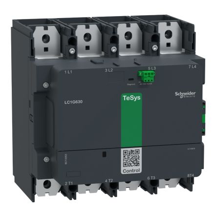 Schneider Electric TeSys F LC1G Contactor, 48 → 130 V Coil, 4-Pole, 1.05 kA, 1 NO + 1 NC [LC1G6304EHEN]; 257-0915
