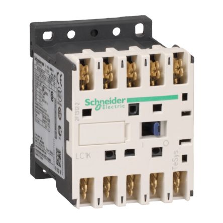 Schneider Electric TeSys K LC1K Contactor, 3-Pole, 6 A, 1 NO + 1 NC [LC1K06107P7]; 257-0929
