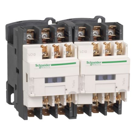 Schneider Electric TeSys D LC2D Reversing Contactor, 3-Pole, 12 A, 1 NO + 1 NC [LC2D129B7]; 257-0963