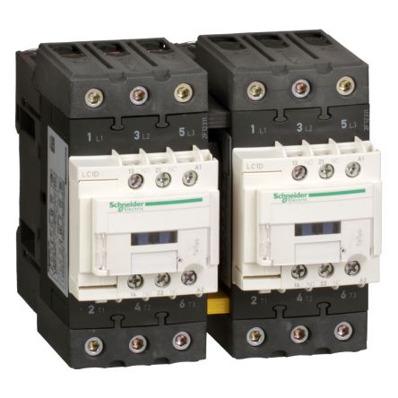 Schneider Electric TeSys D LC2D Reversing Contactor, 3-Pole, 65 A, 1 NO + 1 NC [LC2D65AG7]; 257-1013