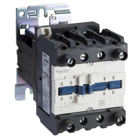 Schneider Electric TeSys D LP1D Contactor, 4-Pole, 60 A, 1 NO + 1 NC [LP1D40008MD]; 257-1061