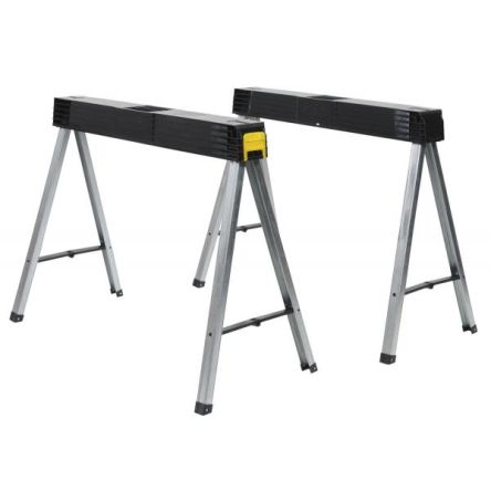 Stanley Portable Aluminium Workbench, 350kg Max Load x 76cm x 102cm [1-97-475]; 257-7105