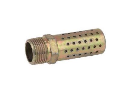 EMERSON ? ASCO 346-M-888 Zinc Plated Steel 14bar Pneumatic Silencer, Threaded, G 1/4 Male [M2MB]; 257-7227