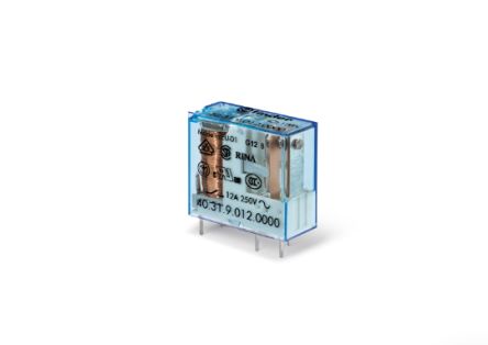 Finder PCB Mount, Plug In Power Relay, 24V dc Coil, 12A Switching Current, SPDT [403190240001]; 257-7359