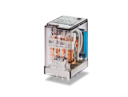 Finder PCB Mount Relay, 48V ac Coil, 7A Switching Current, 4PDT [551480480000]; 257-7379