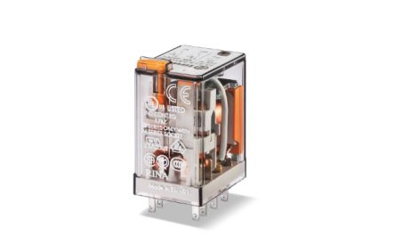 Finder Plug In Power Relay, 24V dc Coil, 10A Switching Current, DPDT [553290240090]; 257-7383