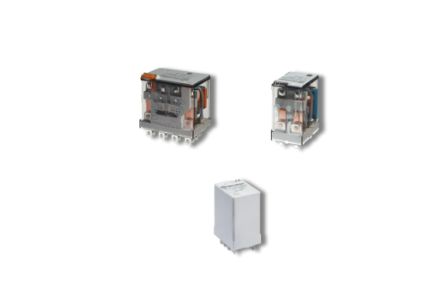 Finder Plug-In Mount Power Relay, 230V ac Coil, 12A Switching Current, DPDT [563282300000]; 257-7395
