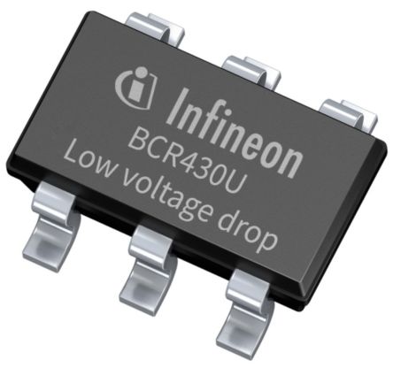 Infineon BCR430UXTSA2 LED Driver IC, 6 → 42 V 100mA [BCR430UXTSA2]; 258-0646