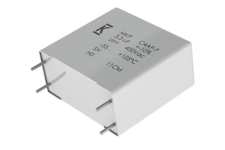 KEMET C4AF Film Capacitor, 250V ac, 10%, 22μF, Through Hole [C4AF1BW5220F3LK]; 258-4192