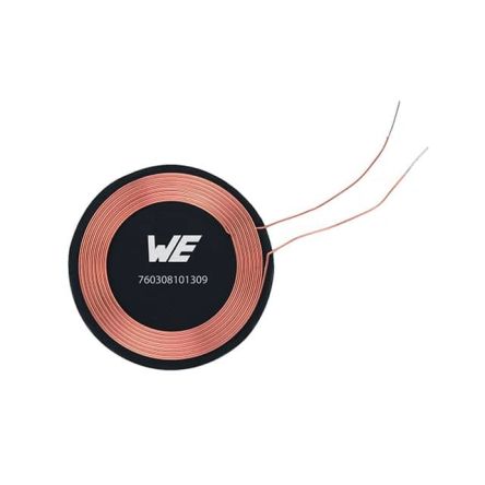 Wurth Elektronik Wireless Charging Coil Receiver 1.5A, 10 μH [760308101309]; 258-5763