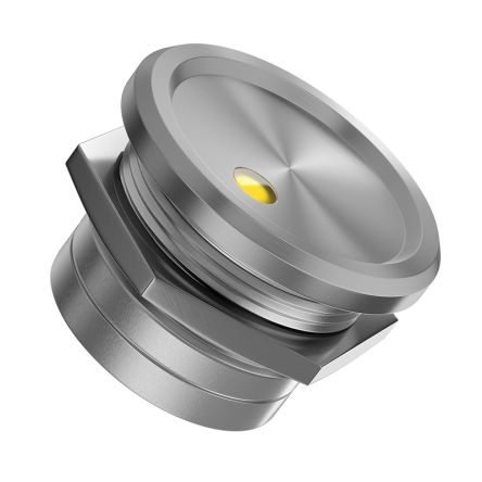 RS PRO Illuminated Piezo Switch, Momentary (NO), SPST, IP69, Flexible Wire, 200mA, -20 → +75°C Natural [0]; 259-1142