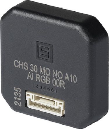Schurter 3-132-515 Series Illuminated Push Button Switch, (On)-Off, Panel Mount, SPST, Black LED, IP40 [3-132-515]; 259-2995