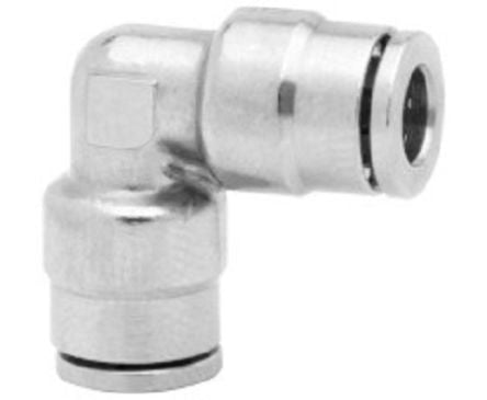 Norgren PNEUFIT 10 Series Straight Fitting, Push In 6 mm to Push In 6 mm, Tube-to-Tube Connection Style [100400600]; 259-5171