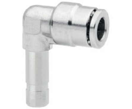 Norgren PNEUFIT 10 Series Elbow Fitting, Push In 4 mm to Push In 4 mm, Tube-to-Tube Connection Style, 10043 [100430400]; 259-5176