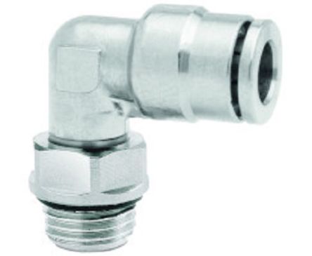 Norgren PNEUFIT 10 Series Straight Threaded Adaptor, M5 Male to Push In 6 mm, Threaded-to-Tube Connection Style [102470605]; 259-5264