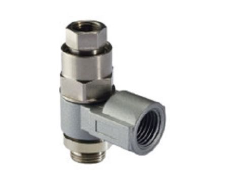 Norgren PNEUFIT 10 Series Straight Threaded Adaptor, G 1/8 Male to G 1/8 Female, Threaded-to-Tube Connection Style [102GA1818]; 259-5277