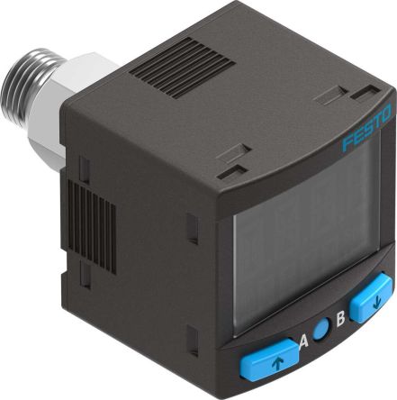 Festo Pressure Sensor, 10.8 → 30V dc, IP40 1bar [SPAN-B-B2R-G18M-PN-L1+2.5S]; 259-5723
